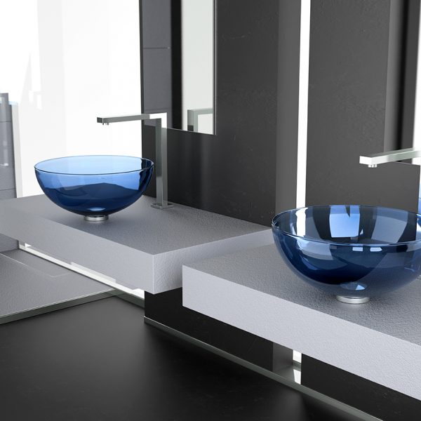 Vasque Laguna Blue GlassDesign