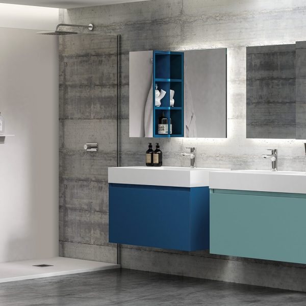 meuble kyrya duo vasque miroir led