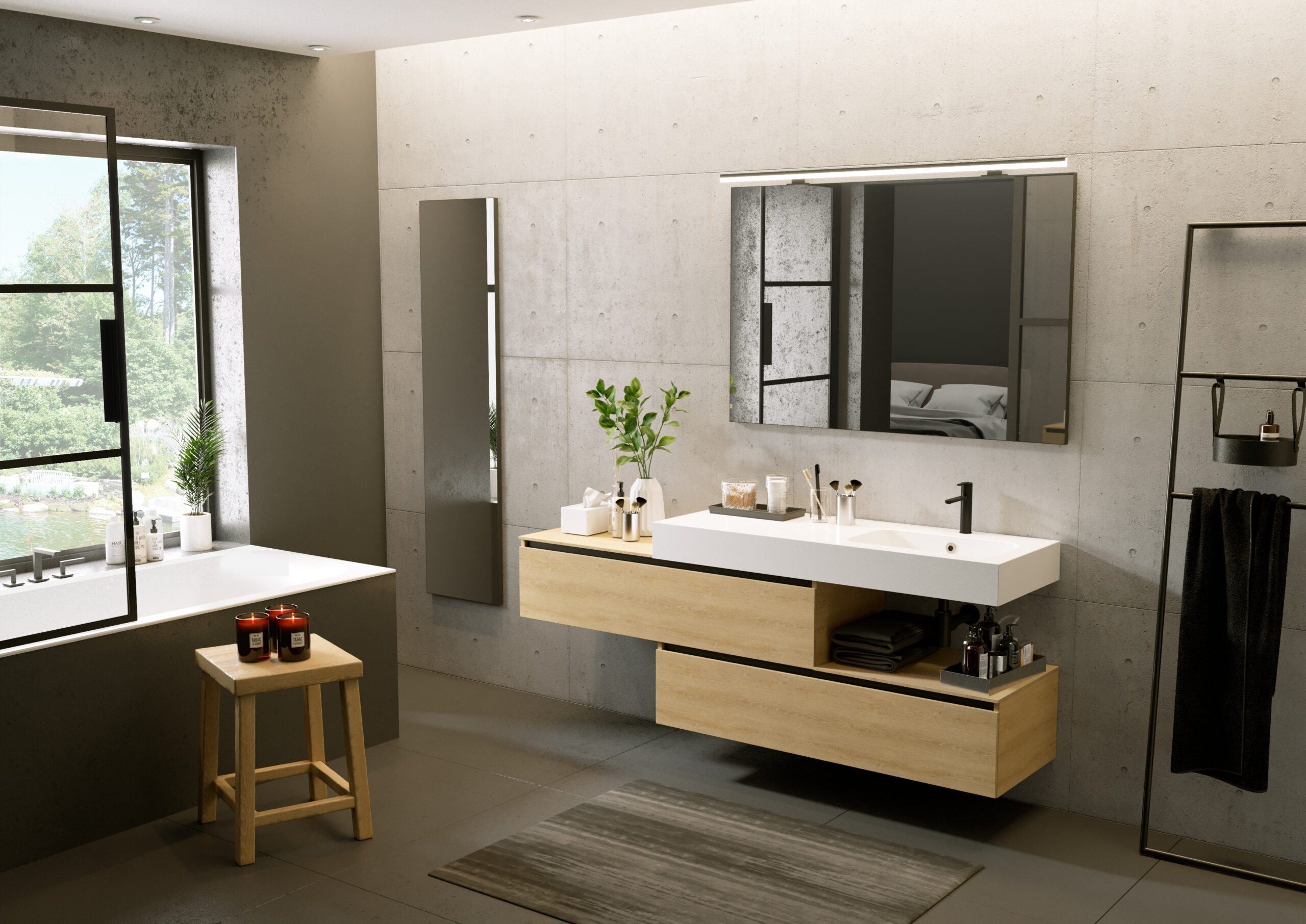 Vasque blanc marbre - Riho